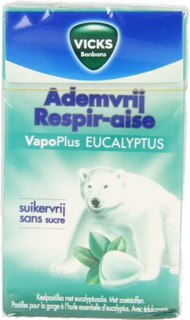 Vicks Ademvrij Z/suiker 40g Box 2