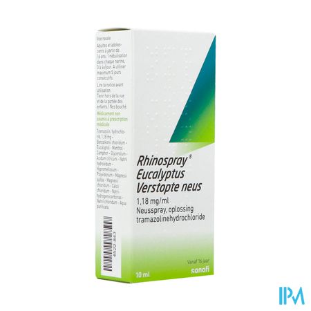 Rhinospray+eucal.verst.neus 1,18mg/ml Neusspr 10ml