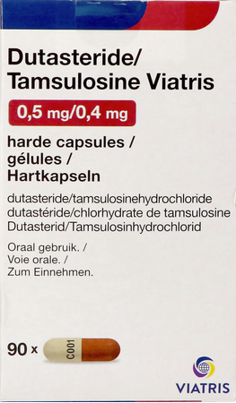 Dutasteride Tamsulosine Viatris 0,5mg/0,4mg Caps90 3