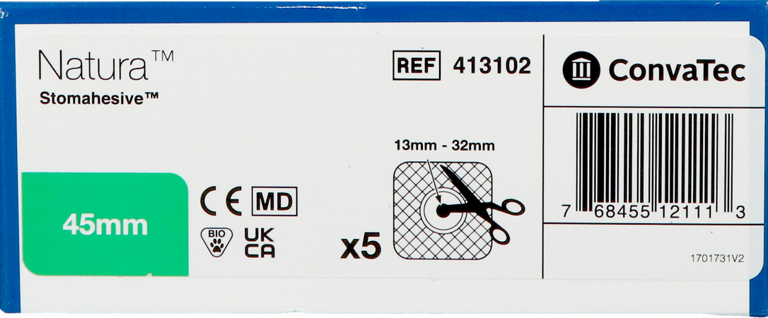 Natura Plaques Stomahesive Flex 45mm 5 413102 3