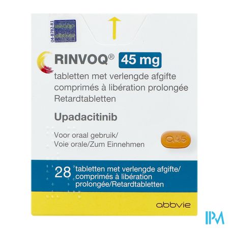 Rinvoq 45mg Verlengde Afgifte Tabl 28 1