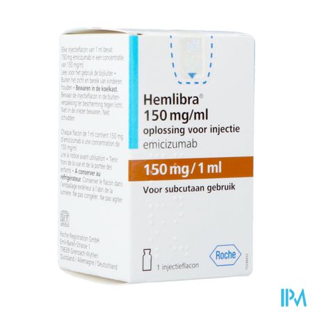 Hemlibra 150mg/1,0ml Opl Inj Fl Inj 1 +cnk 4125928