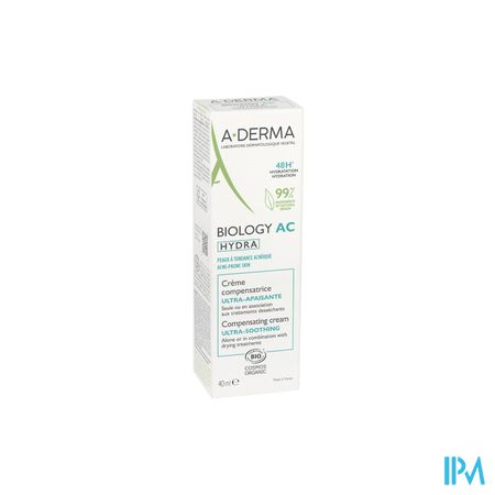 Aderma Biology Ac Hydra Compenserende Creme 40ml Aderma Biology Ac Hydra Compenserende Creme 40ml