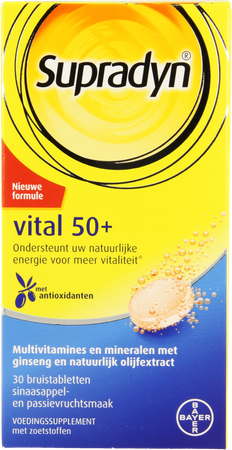 Supradyn Vital 50+ Bruistabletten 30 2
