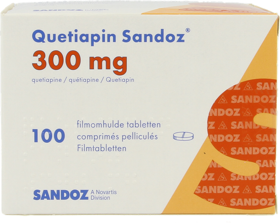 Quetiapin Sandoz Filmomh Tabl 100 X 300mg 1