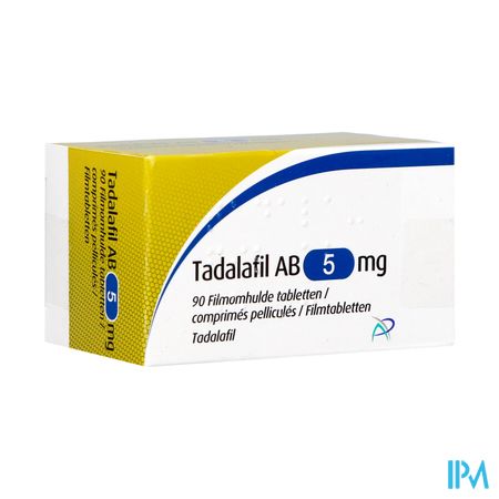 Tadalafil Ab 5mg Filmomh Tabl 90 X 5mg