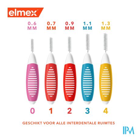 Elmex Set Interdentale Borsteltjes Iso 4 1,3mm 8 4