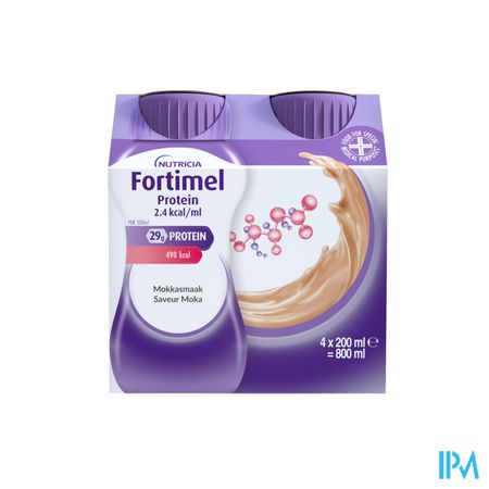 Fortimel Protein 2.4kcal Mokka 4x200ml