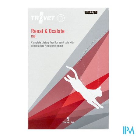 Trovet Rid Renal&oxalate Kat Chicken 12x85g Vmd 1