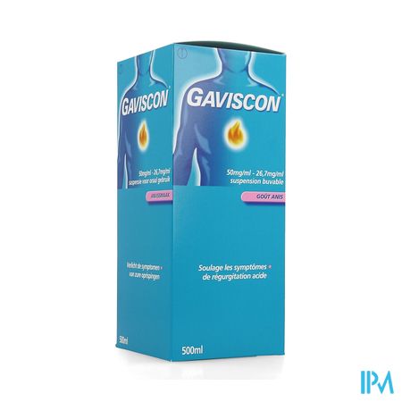 Gaviscon Anis Susp Buv 500ml