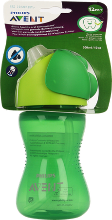 Philips Avent Drinkbeker Rietje Boy Groen 300ml SCF798/01 1