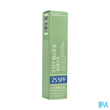 Clinique City Block Sheer Ip25 40ml