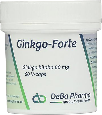 Ginkgo Forte Caps 60x60mg Deba 4