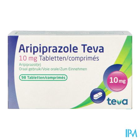 Aripiprazole Teva 10mg Tabl 98 X 10mg 3