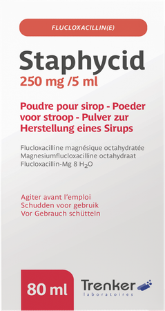 Staphycid Susp Or 80ml 250mg/5ml 4