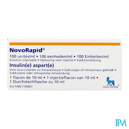 Novorapid Fl 1x10ml 100 U/ml 1
