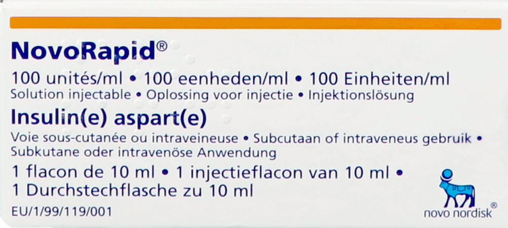 Novorapid Fl 1x10ml 100 U/ml 1