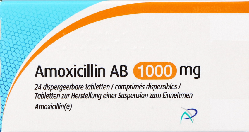 Amoxicillin Ab 1000mg Disp. Tabl 24 X1000mg 1