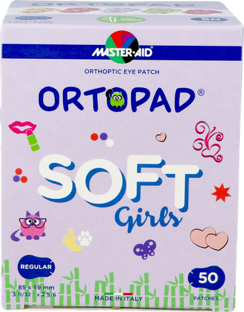 Ortopad Soft Girls Regular 85x59mm 50 72234 5
