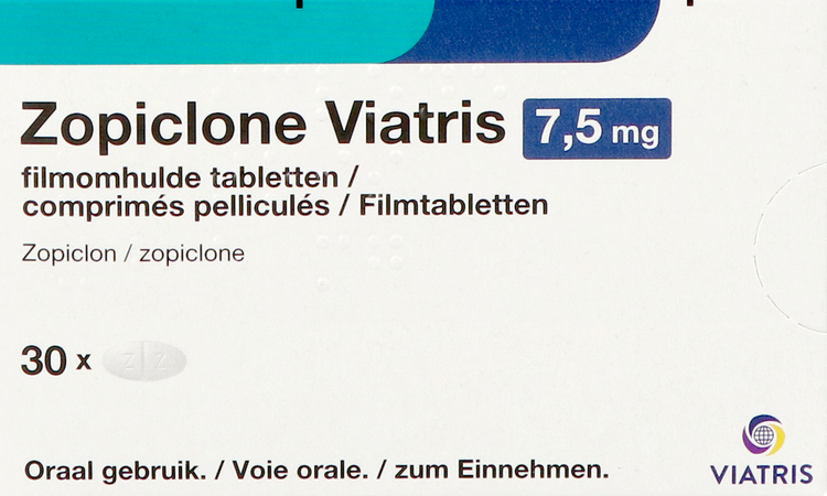 Zopiclone Viatris 7,5mg Tabl 30 2