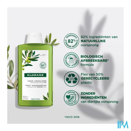 Klorane Capil. Sh Olijfboom 400ml 5