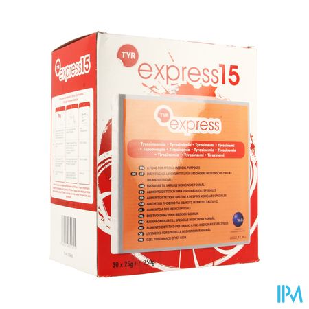 Tyr Express 15 N/aromatise 30x25g