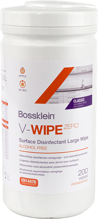 Bossklein V-wipe Zero Classic Desinf. Doekjes 200 1
