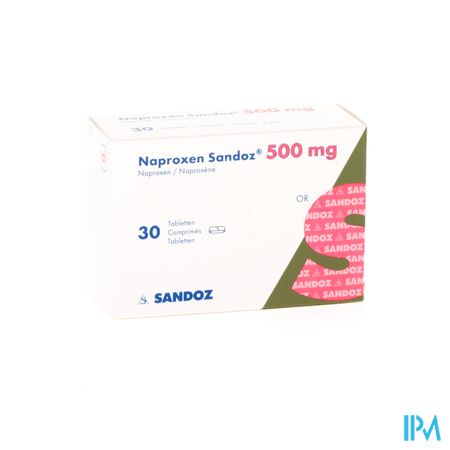 Naproxene Sandoz Comp 30x500mg