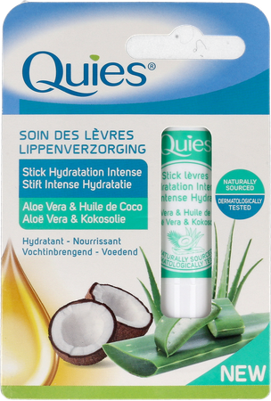 Quies Lippenstift Int.hydra Aloe V.&kokosolie 4,5g 2