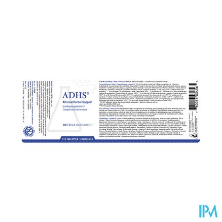 Adhs Biotics Comp 120 6
