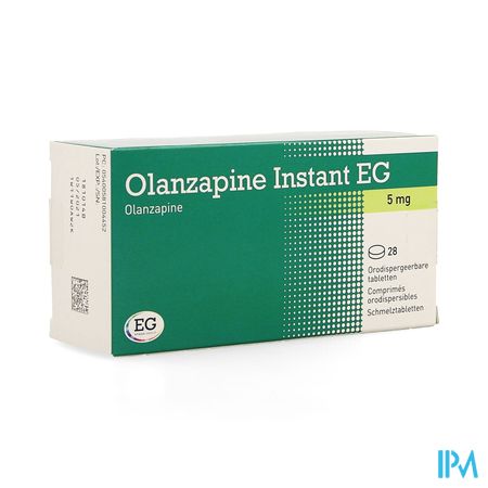 Olanzapine Instant 5Mg EG Comp Orodisp 28X5Mg