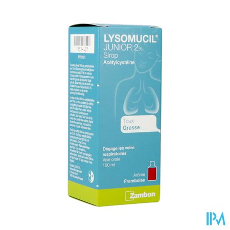 Lysomucil Junior 2% Sirop 100ml