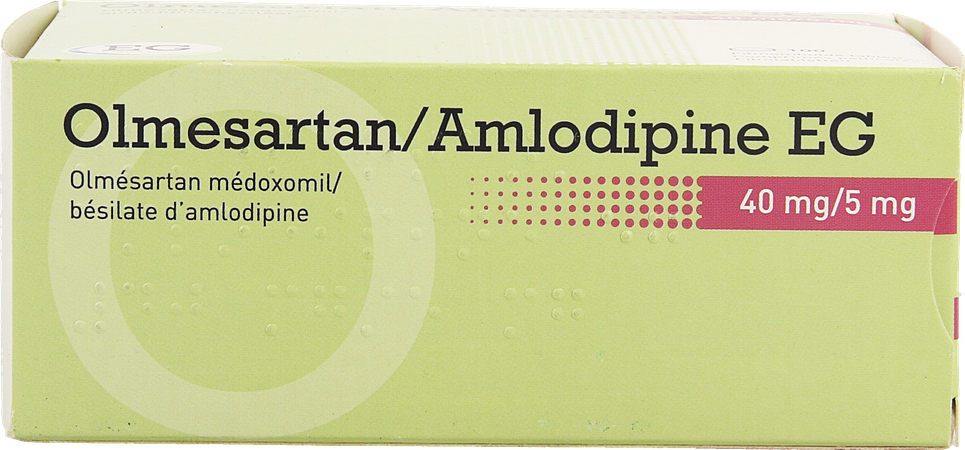 Olmesartan Amlodipine EG 40Mg/ 5Mg Film.Tabl 100 1