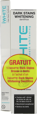 Iwhite Dark Stains Whitening Tandpasta Tube 75ml 9
