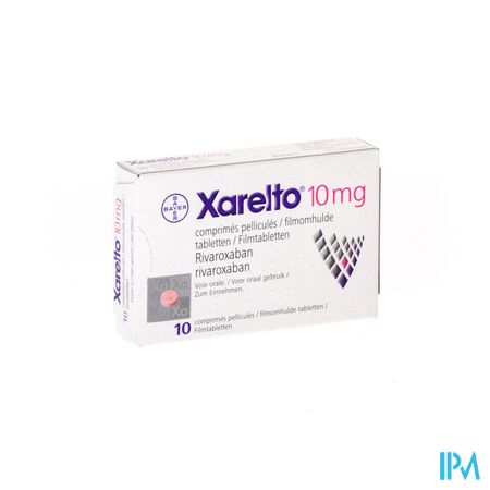 Xarelto 10mg Tabl 10 X 10mg