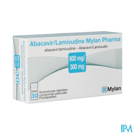 Abacavir/lamivudine Viatris 600/300mg Comp Pell 30