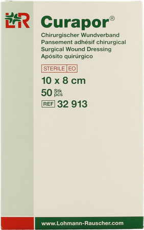 Curapor Verb Chirurg. Steriel 8cmx10cm 50 32913 8