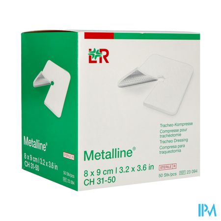 Metalline Kompres Tracheo Ster 8x9cm 50 23094