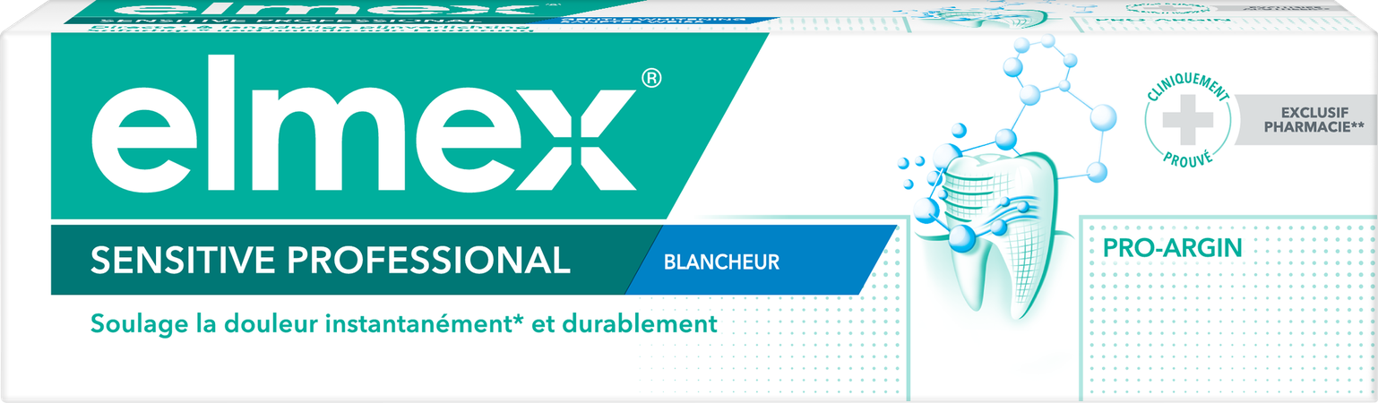 DENTIFRICE ELMEX® SENSITIVE PROFESSIONAL BLANCHEUR TUBE 75ML