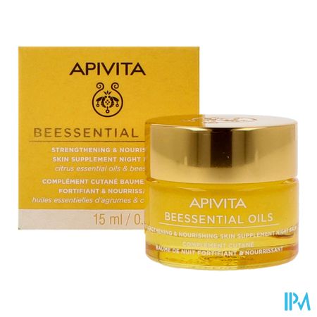 Apivita Beessential Strengt.&nour. Night Balm 15ml 1