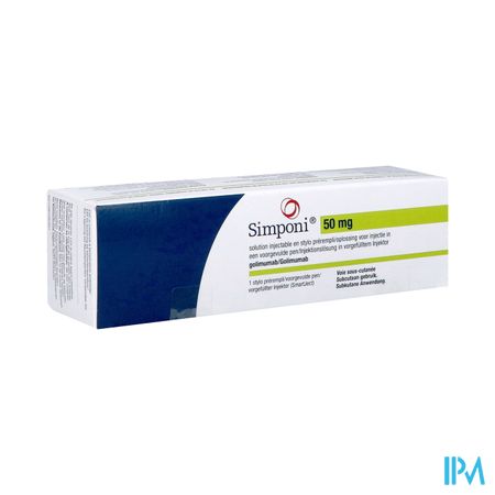 Simponi 50 mg (Abacus Medicine) inj. opl. s.c. voorgev. pen 0.5 ml