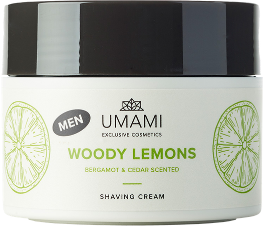 Umami Woody Lemons Bergamot&ceder Men Shav.cr250ml 1
