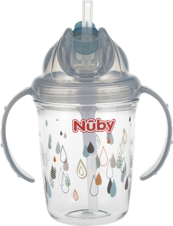 Nuby Flip-it Antilekbeker Uit Tritan 240ml 12m+ 8