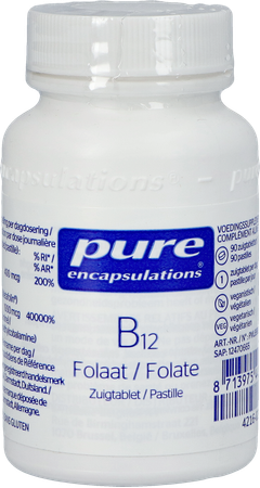 Pure Encapsulations B12 Folate Pot Comp Suc. 90 1