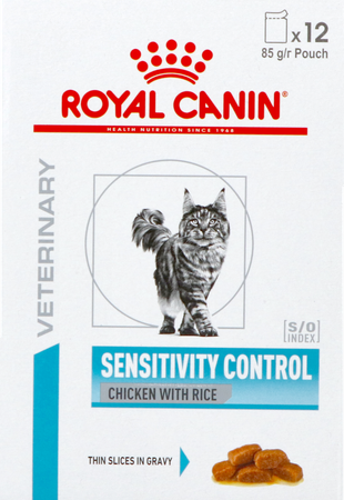 Royal Canin Cat Sensi.contr.chicken Rice Wet12x85g 1