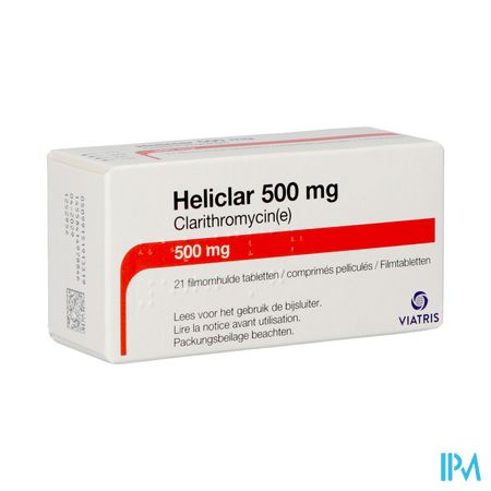 Heliclar 500 Comp 21 X 500mg