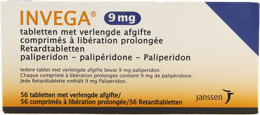 Invega Tabl Retard 56 X 9mg 3