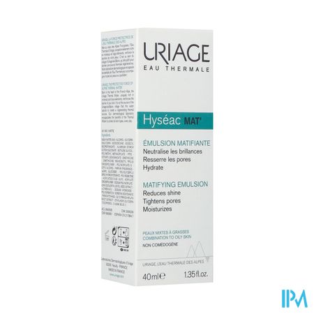 Uriage Hyseac Mat Gel Creme Tube 40ml