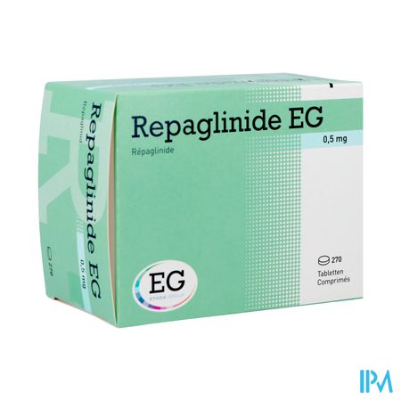 Repaglinide EG 0,5Mg Tabl 270