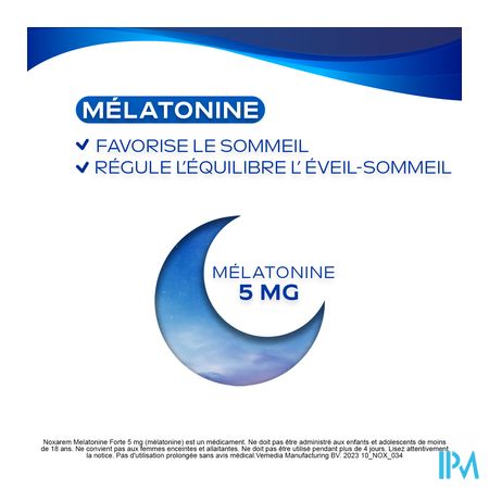 Noxarem Melatonine Forte 5mg Tabl 50 5